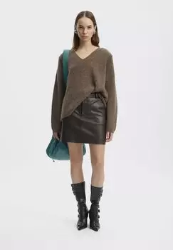 Свитшот Gestuz ALPHA V NOOS, цвет dark sand melange