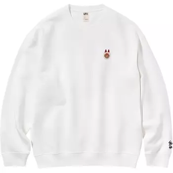 Свитшот Ghibli X Studio Ghibli Co-titled Series унисекс 01 молочно-белый Uniqlo, белый