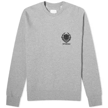 Свитшот Givenchy Crest Logo Raglan, светло-серый