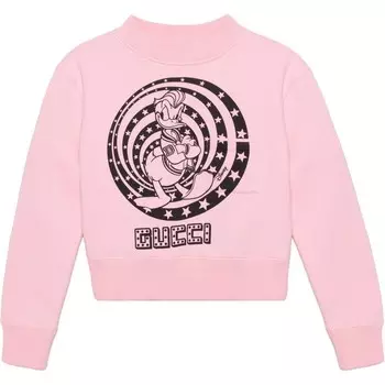 Свитшот Gucci Disney Donald Duck, розовый