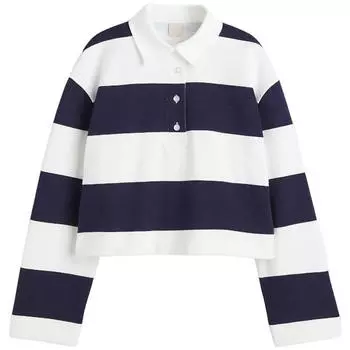 Свитшот H&amp;M Color-Block, сине-белый