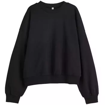 Свитшот H&M Oversized, черный