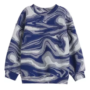 Свитшот H&M Oversized, синий