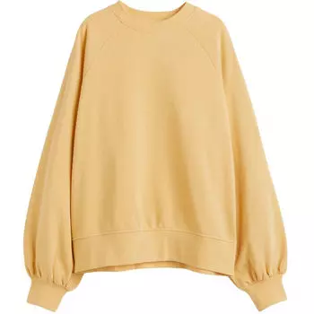 Свитшот H&amp;M Raglan-sleeved, желтый