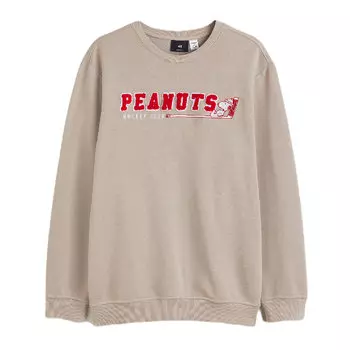 Свитшот H&amp;M Snoopy Regular Fit Printed, бежевый