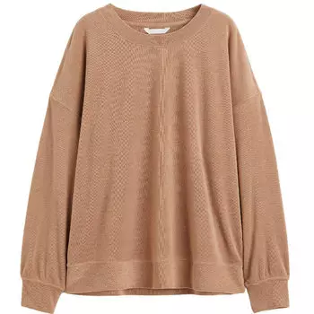 Свитшот H&amp;M Terry, темно-бежевый
