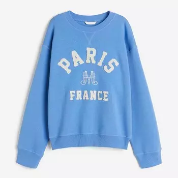 Свитшот H&M Paris, синий