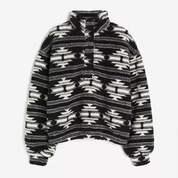 Свитшот H&M Teddy, черный