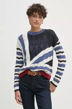 Свитшот HARLOW Pepe Jeans, темно-синий