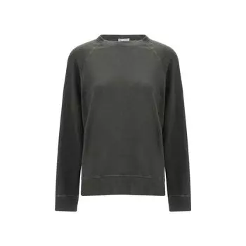 Свитшот, хлопковый трикотаж с длинным рукавом James Perse, серый