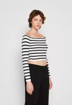 Свитшот Hollister Co., цвет black/white