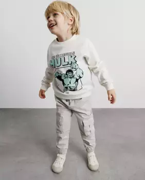 Свитшот Hulk License Sfera, белый