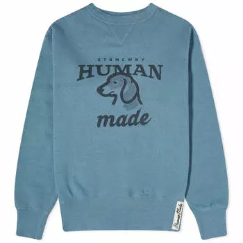 Свитшот Human Made Dog, синий