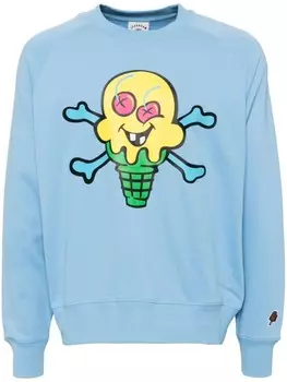 Свитшот ICECREAM Cones & Bones, синий