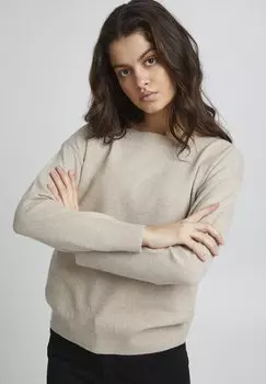 Свитшот ICHI IHALPA LS2, цвет doeskin