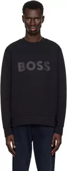 Свитшот из эластичного хлопка с логотипом Sandwich BOSS
