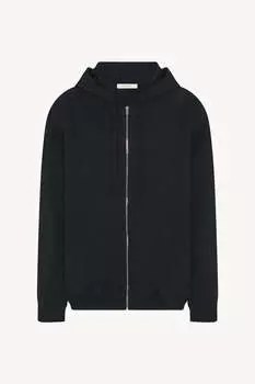 Свитшот из хлопка The Row, черный