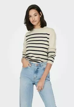 Свитшот JDY GESTREIFTER, цвет cement