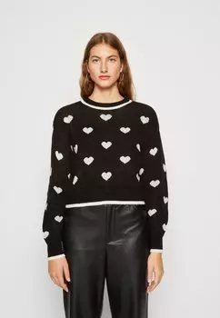 Свитшот JDY JDYROMANCE, черный