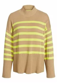 Свитшот JJXX ВЫСОКИЙ ВЫРЕЗ, цвет cornstalk