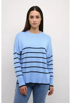 Свитшот Kaffe BPALOMA STRIPE, цвет blue bell midnight stripe