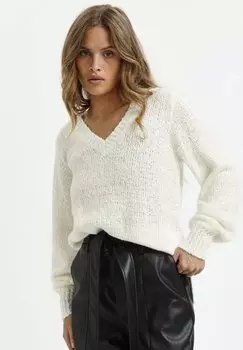 Свитшот Kaffe ЛИНАНА, цвет chalk