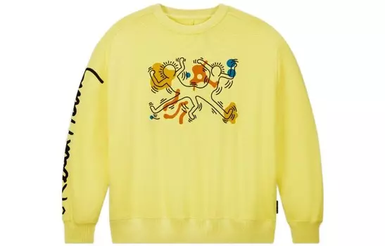 Свитшот Keith Haring X Keith Haring Collection унисекс желтый Converse, желтый