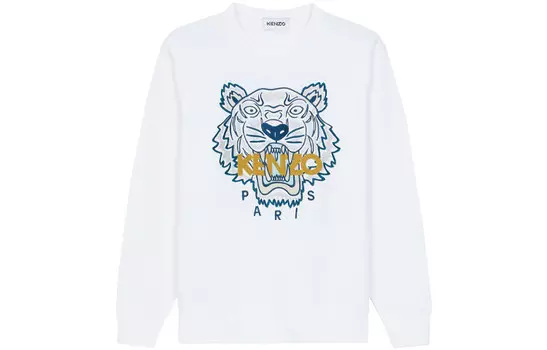 Свитшот Kenzo с головой тигра, белый