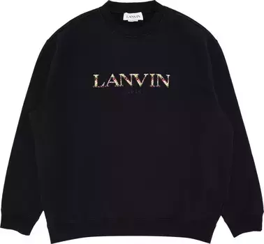 Свитшот Lanvin Classic Curb, черный