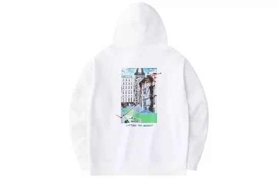 Свитшот Life Collection унисекс цвета слоновой кости и белого цвета Anta, белый