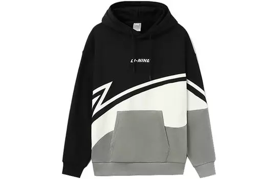 Свитшот LiNing Sports Fashion Collection унисекс черно-серого цвета
