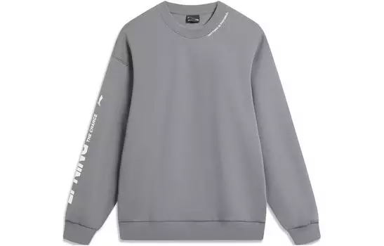 Свитшот LiNing Sports Fashion Collection унисекс дымчато-черно-серый