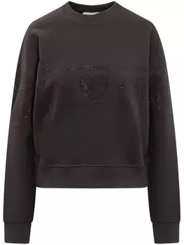 Свитшот «Логомания» Chiara Ferragni, черный