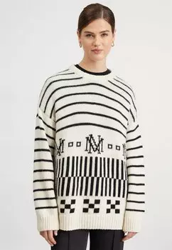 Свитшот Mads Nrgaard RECYCLED ICELAND LEFTY, черный/зимний белый