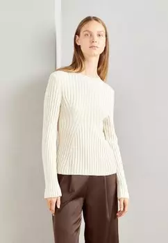 Свитшот Marc O'Polo ПУЛОВЕР С ДЛИННЫМ РУКАВОМ И КРУГЛЫМ ВЫРЕЗОМ, цвет creamy white
