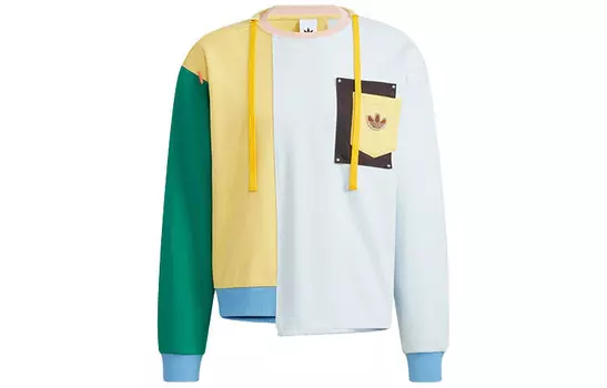 Свитшот Melting Sadness X Clover Puppet Series унисекс многоцветный Adidas Originals, цвет Multicolor
