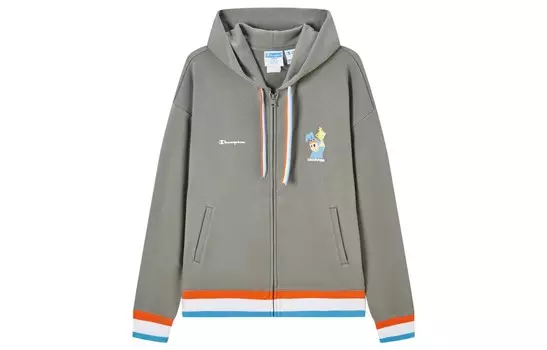 Свитшот Melting Sadness X Melting Sadness с одноименным названием серии унисекс Champion, серый