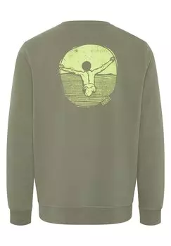 Свитшот Mit Motiv Chiemsee, пыльный оливковый