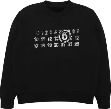 Свитшот MM6 Maison Margiela, черный