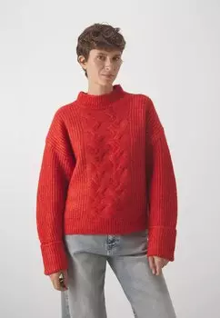 Свитшот MSCH Copenhagen PEGGY, цвет aurora red melange