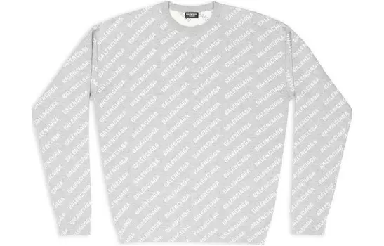 Свитшот мужской Balenciaga, серый