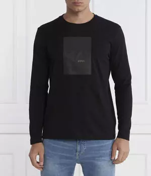 Свитшот мужской Boss Green хлопковый, черный