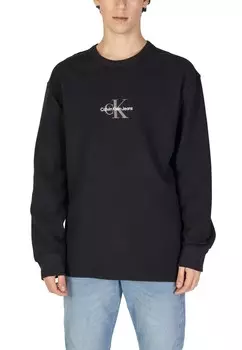Свитшот мужской Calvin Klein Jeans с логотипом бренда, черный
