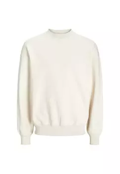 Свитшот мужской Jack & Jones однотонный, белый