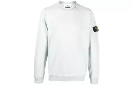 Свитшот мужской коллекции 40-й годовщины, жемчужно-серый Stone Island, серый