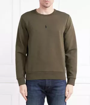 Свитшот мужской Polo Ralph Lauren однотонный, зеленый