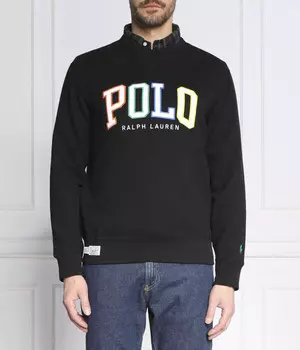 Свитшот мужской Polo Ralph Lauren с логотипом бренда, черный