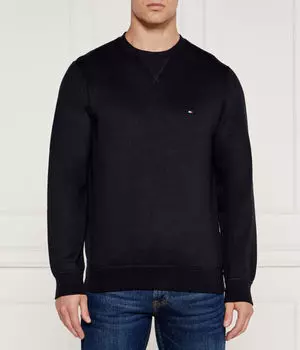 Свитшот мужской Tommy Hilfiger хлопковый однотонный, черный