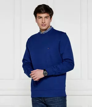 Свитшот мужской Tommy Hilfiger однотонный, синий
