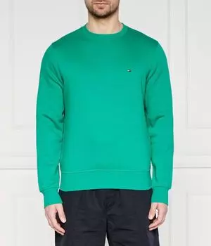 Свитшот мужской Tommy Hilfiger однотонный, зеленый